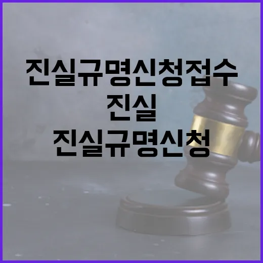 진실화해법 개정, 2년간 진실규명 신청 접수