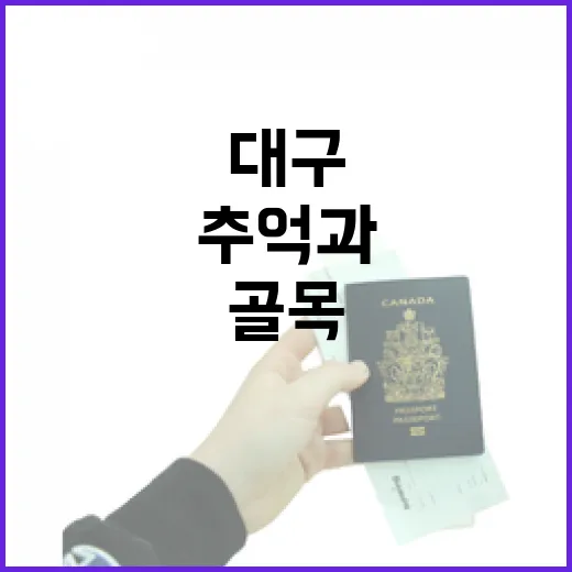 대구 김광석다시그리기길, 추억과 감성의 골목