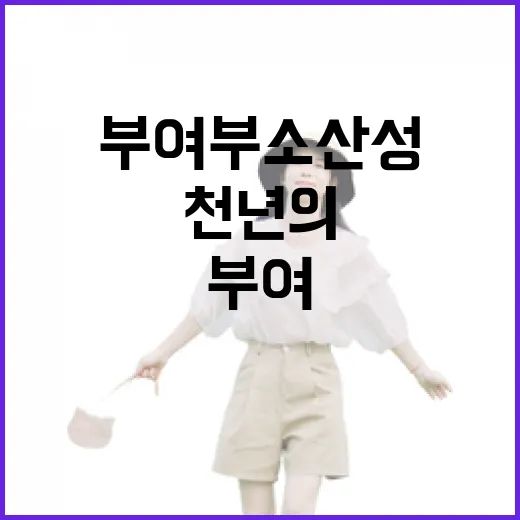 부여 부소산성에서 만나는 천년의 역사