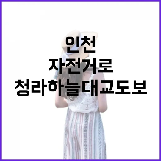 청라하늘대교 도보와 자전거로 만나는 인천 바다