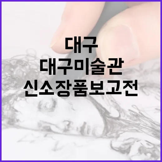 대구미술관 신소장품 보고전, 동시대 미술의 흐름을 만나다