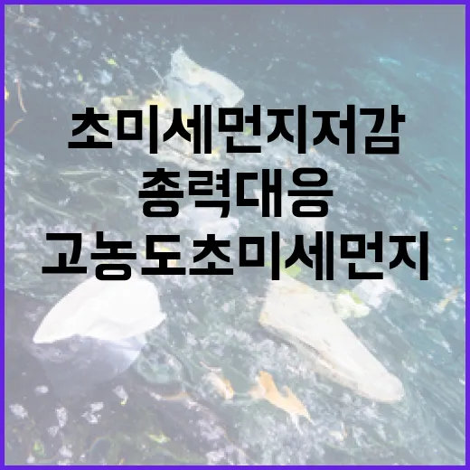 3월 고농도 초미세먼지 저감 총력 대응