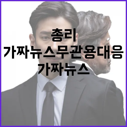 김 총리, 가짜뉴스 무관용 대응 천명