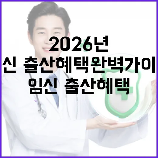 2026년 충남 임신·출산 혜택 완벽 가이드