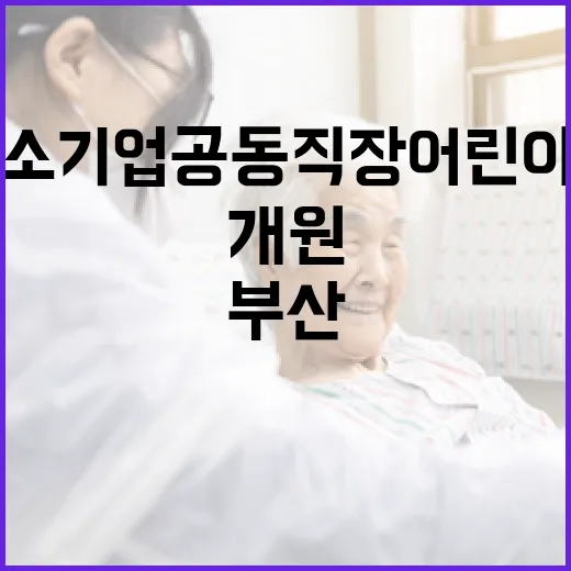 부산 중소기업 공동직장어린이집 하임어린이집 개원
