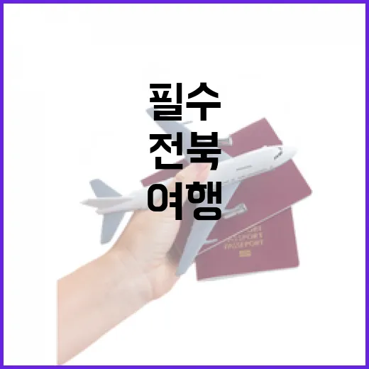 전북여행 필수 꿀팁 총정리