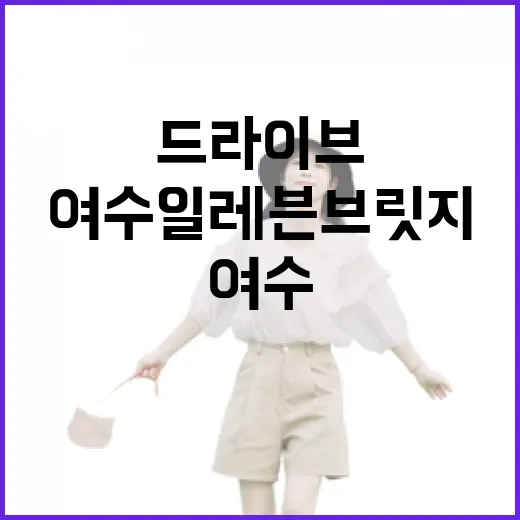 여수 일레븐 브릿지, 바다 위 드라이브 명소