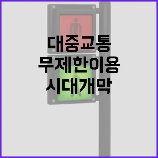 부산 대중교통 무제한 이용 시대 개막