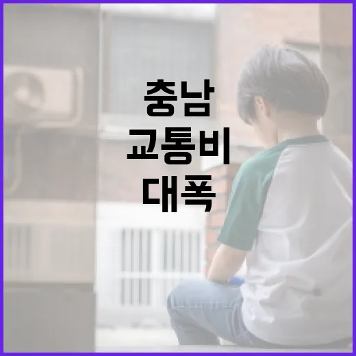 충남 학생 교통비 부담 대폭 경감