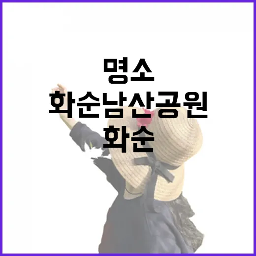 화순 남산공원, 숨은 힐링 명소