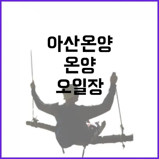 아산 온양오일장, 제철 먹거리와 전통의 맛