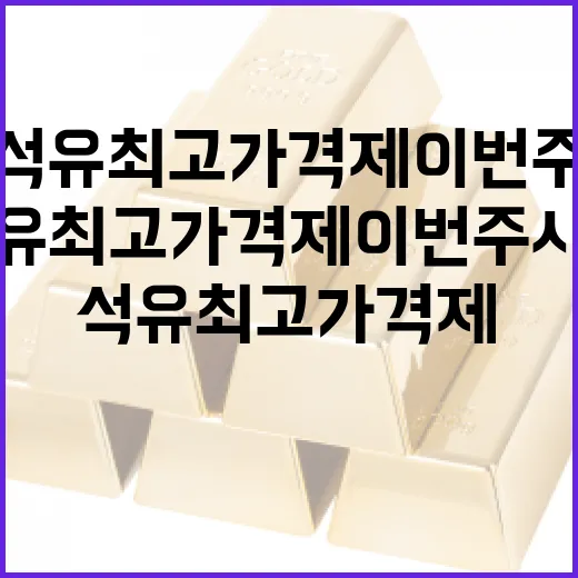 청와대, 석유 최고가격제 이번 주 시행 예고