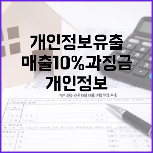개인정보 유출, CEO 책임 강화와 최대 매출 10% 과징금 도입