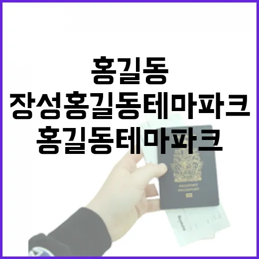 장성 홍길동 테마파크에서 만나는 실존 영웅