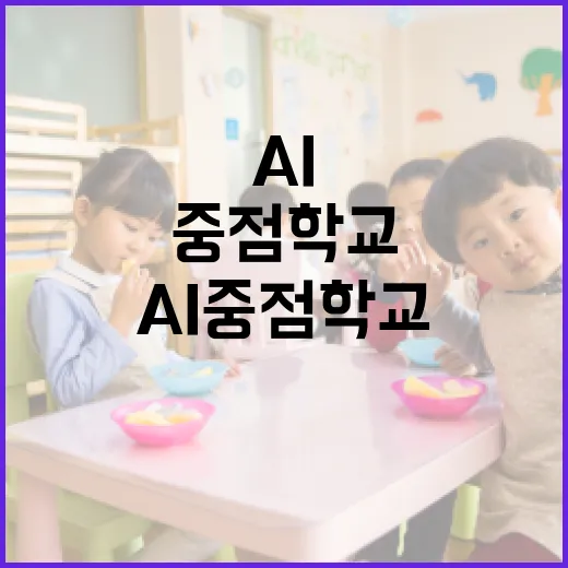 AI 중점학교 1141개교 선정, 385억 지원