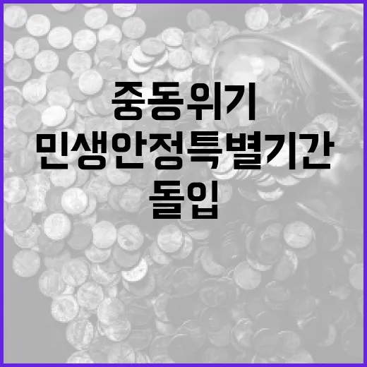 경남도, 중동 위기 민생안정 특별기간 돌입