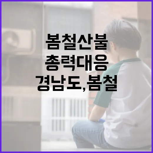경남도, 봄철 산불 예방 총력 대응