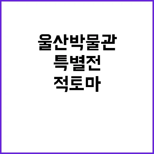 울산박물관 적토마 특별전 무료 관람