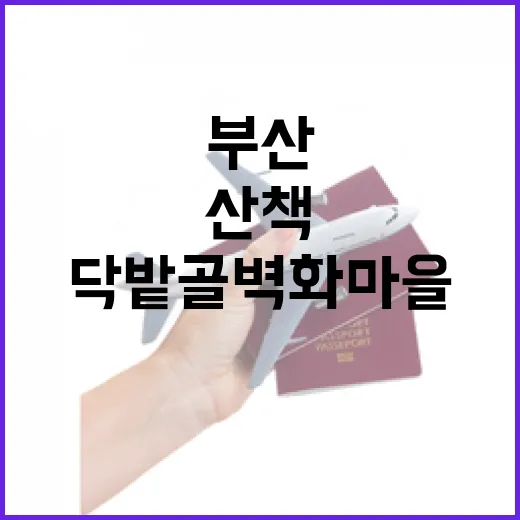 부산 닥밭골 벽화마을 봄 산책 가이드