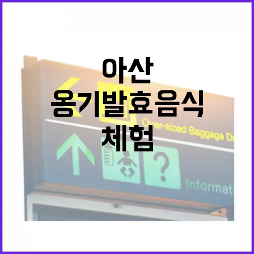 아산 옹기발효음식 체험 명소