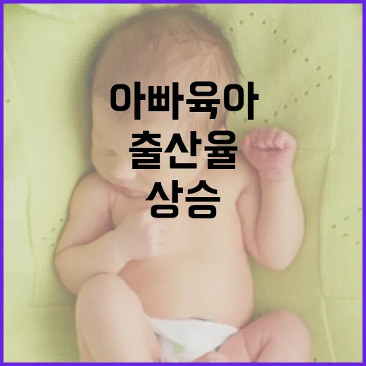 아빠 육아휴직 급증, 출산율도 동반 상승