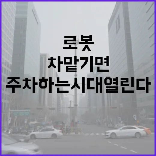 차 맡기면 로봇이 주차하는 시대 열린다