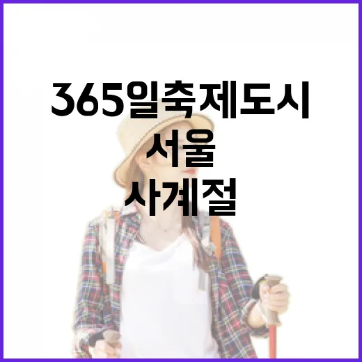 365일 축제도시 서울, 사계절 축제 총정리