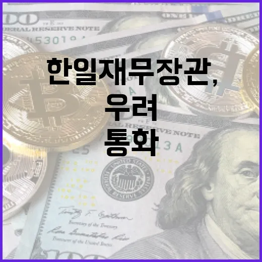 한일 재무장관, 통화가치 하락 우려 속 협력 강화