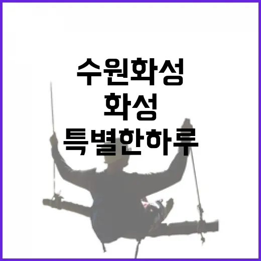 수원화성에서 새 친구와 특별한 하루