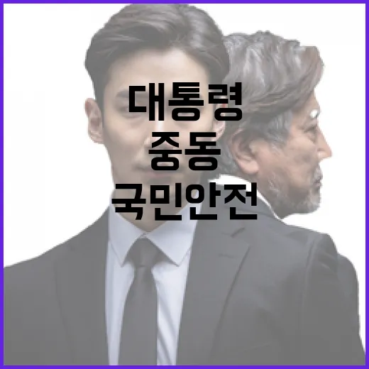 이 대통령, 중동서 국민 안전 지원국에 감사 서한