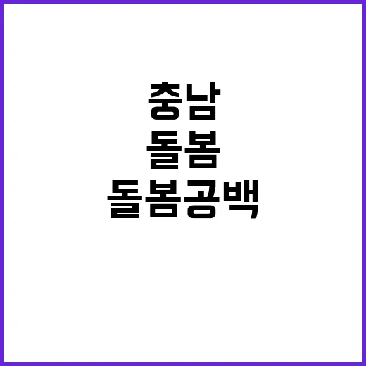 충남 돌봄 공백 해…