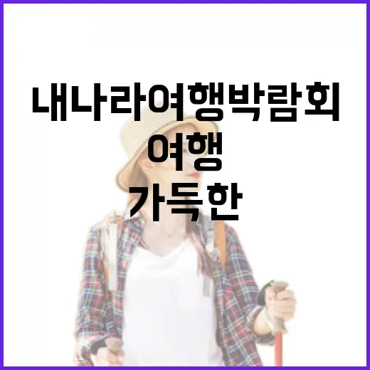 내 나라 여행박람회, 지역 매력 가득한 축제 개막