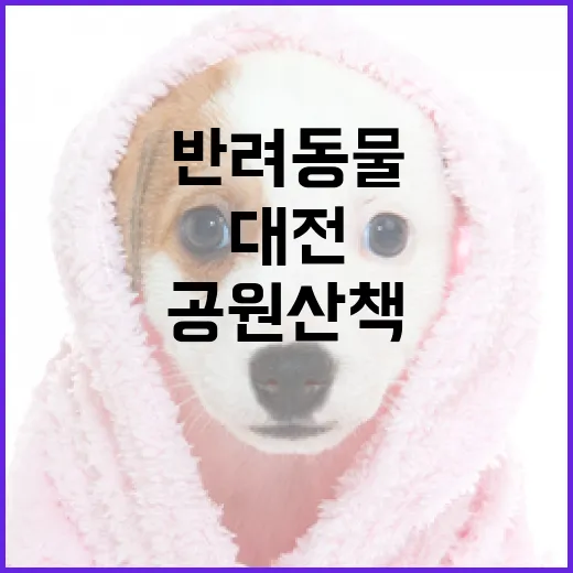 봄맞이 대전 반려동물공원 산책 명소 2곳