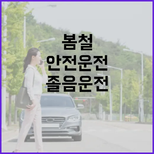 봄철 졸음운전, 안전운전 필수 수칙 5가지