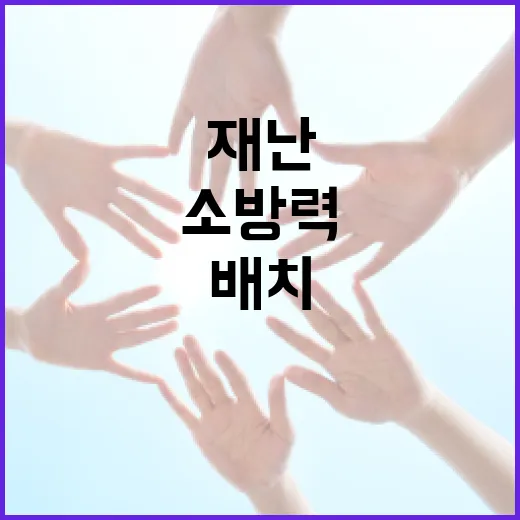 소방력 배치, 재난 특성에 맞춘 전략