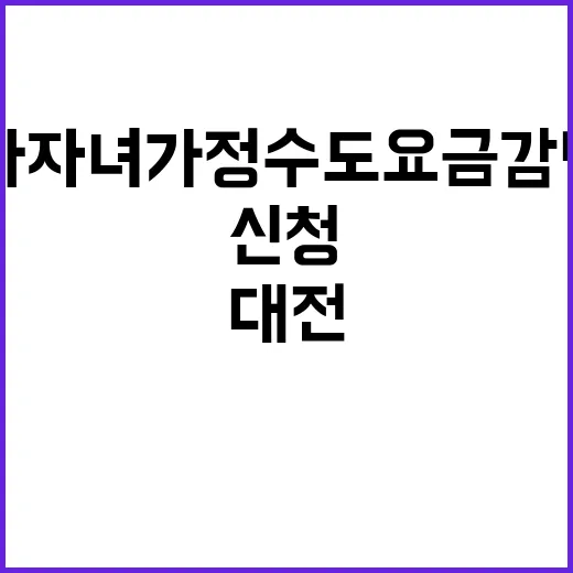 대전 다자녀가정 수…
