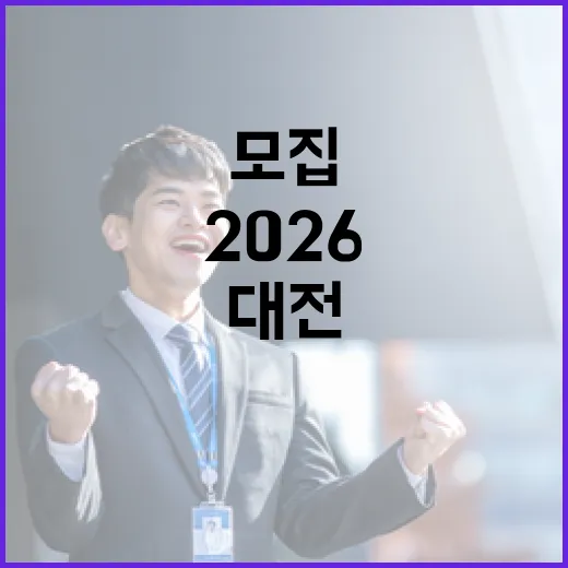 대전 청년 위한 2026 청년도전지원사업 모집