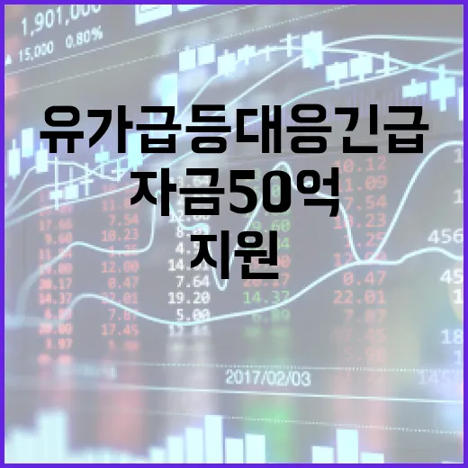 유가 급등 대응 긴급자금 50억 지원