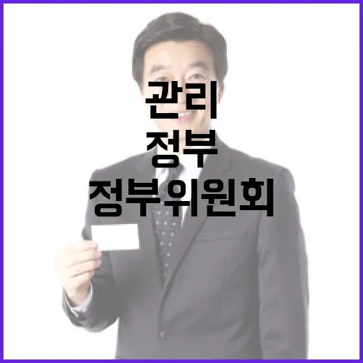 정부위원회 내실화, 행안부의 강력 관리
