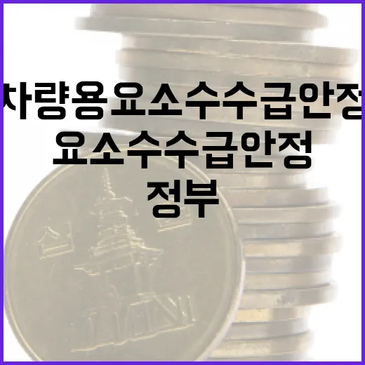 정부, 차량용 요소수 수급 안정 자신감