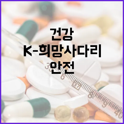 K-희망사다리로 안전과 건강 지킨다