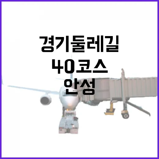 안성 40코스 경기둘레길에서 자연과 힐링