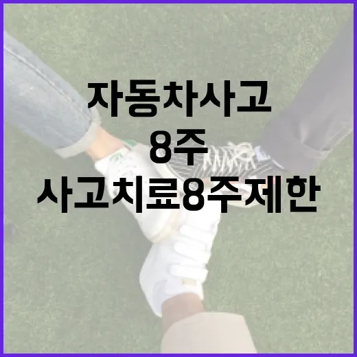 정부 제도개선안, 자동차사고 치료 8주 제한은 오해