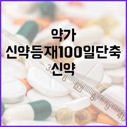 신약 등재 100일 단축·제네릭 약가 인하 확정
