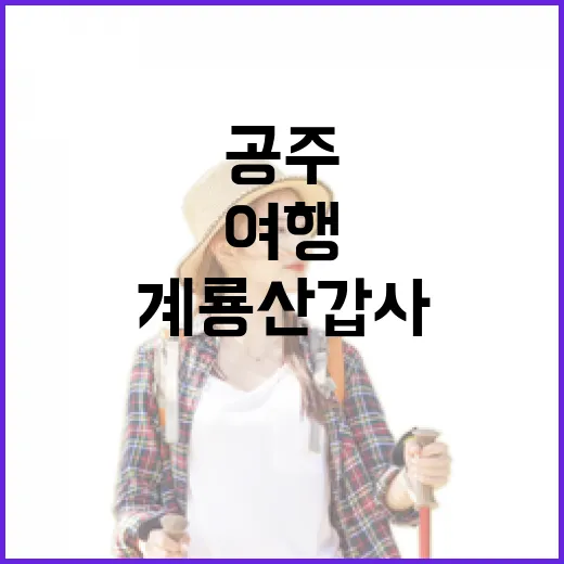 아이와 함께하는 공주 계룡산 갑사 여행