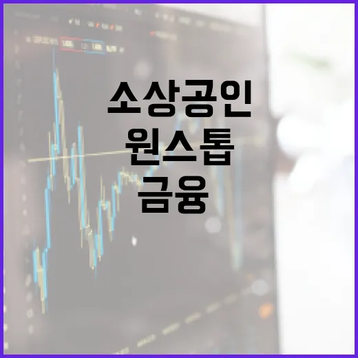 경영위기 소상공인, 금융·고용·복지 원스톱 지원 시작