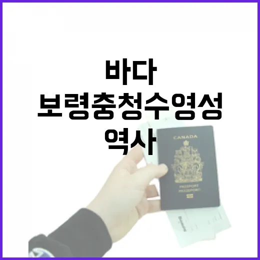 보령 충청수영성, 역사와 바다의 조화