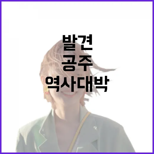 공주서 발견된 역사 대박 유적 두 곳