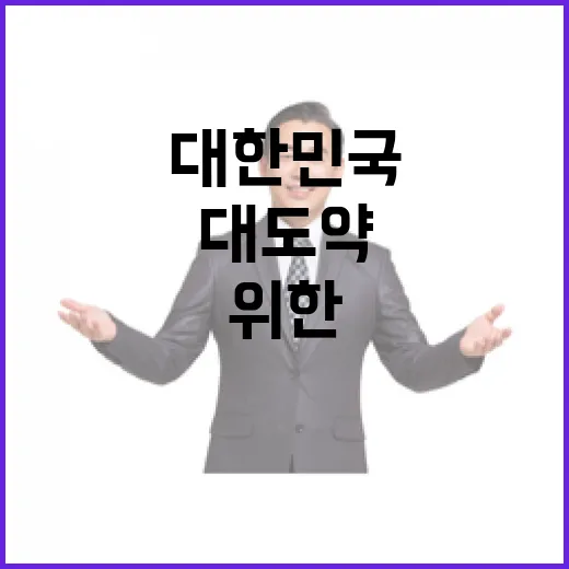 내년 예산안, 대한민국 대도약 위한 재정 혁신