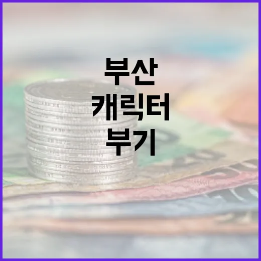 부산 부기 캐릭터 저작권 무상 개방 시작